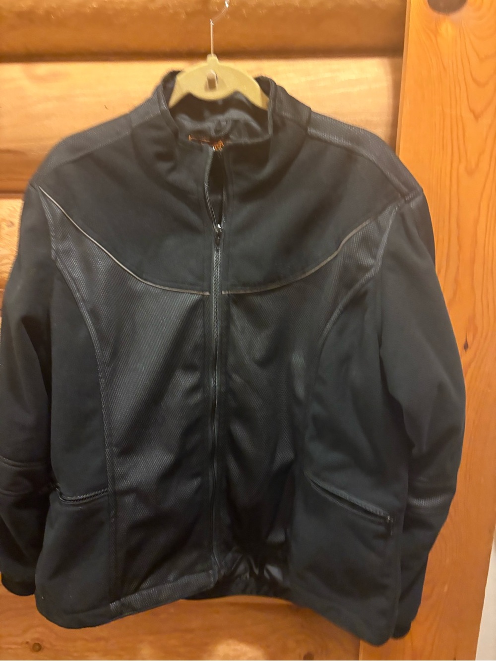 NWOT Milwaukie Riding Jacket Women's Lightweight Black Zip-Front  XXL